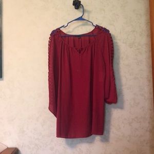 NWT hot pink top